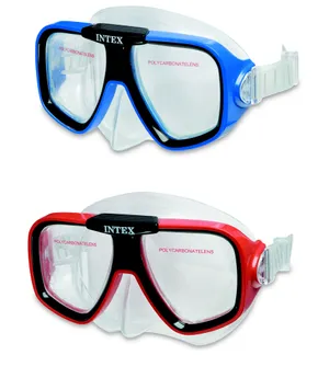 MASQUE DE NATATION REEF RIDER (BLEU / ROUGE)